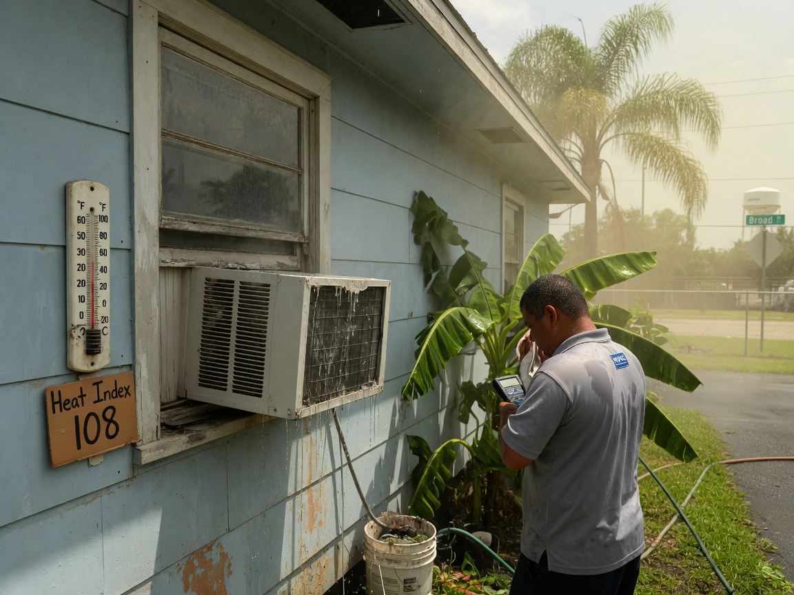 Heat Index 108 in Lake Charles: Why the AC Stops Cooling in Gulf Humidity